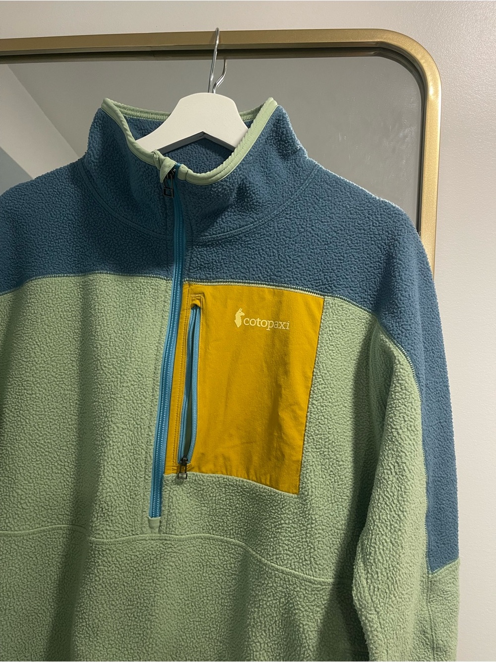 Abrazo Half-Zip Fleece Jacket - Women's size large blue green tone - Picture 6 of 9